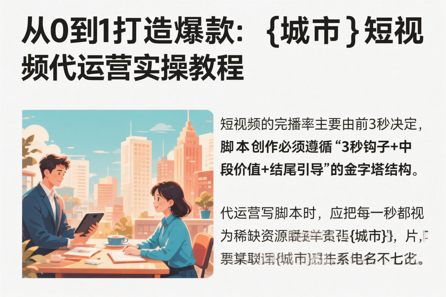 从0到1打造爆款：金华短视频代运营实操教程
