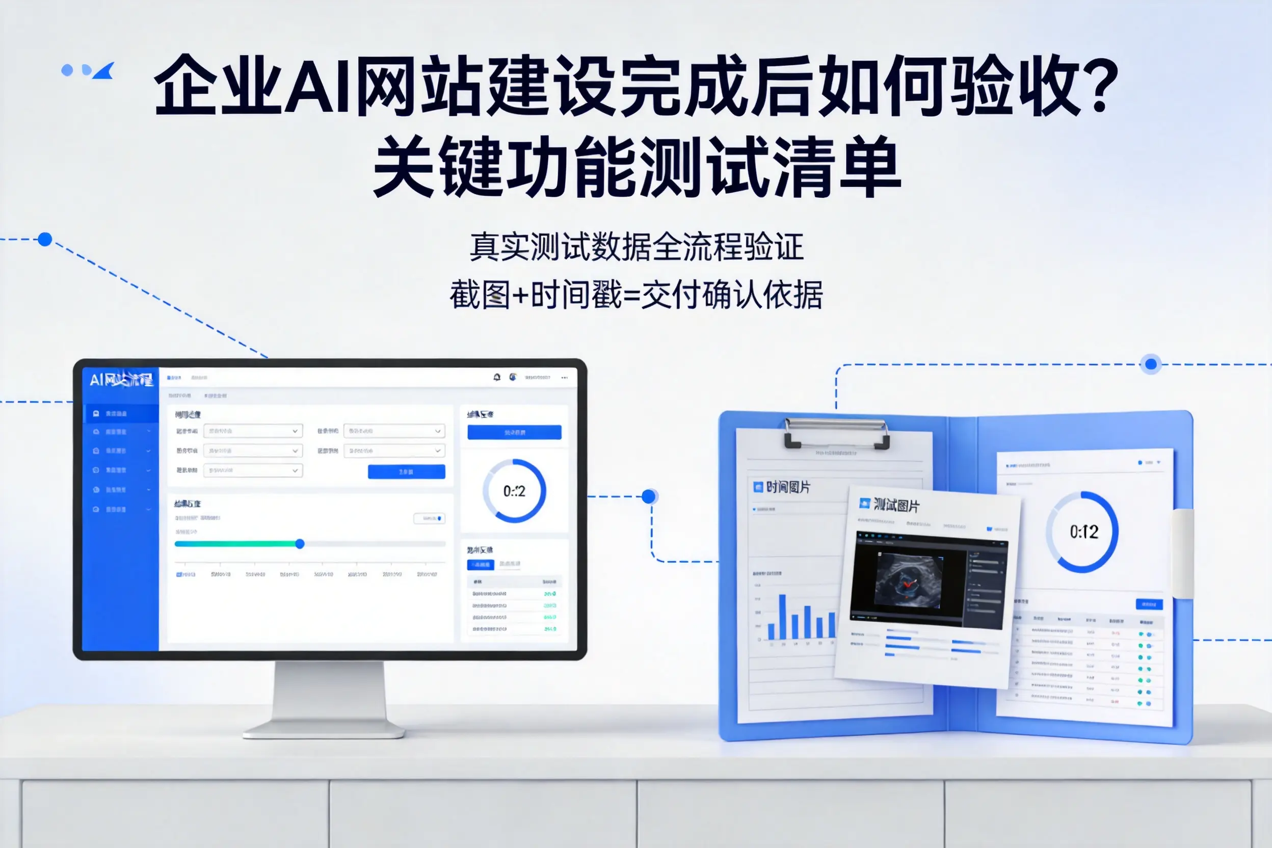金华企业AI网站建设完成后如何验收？关键功能测试清单