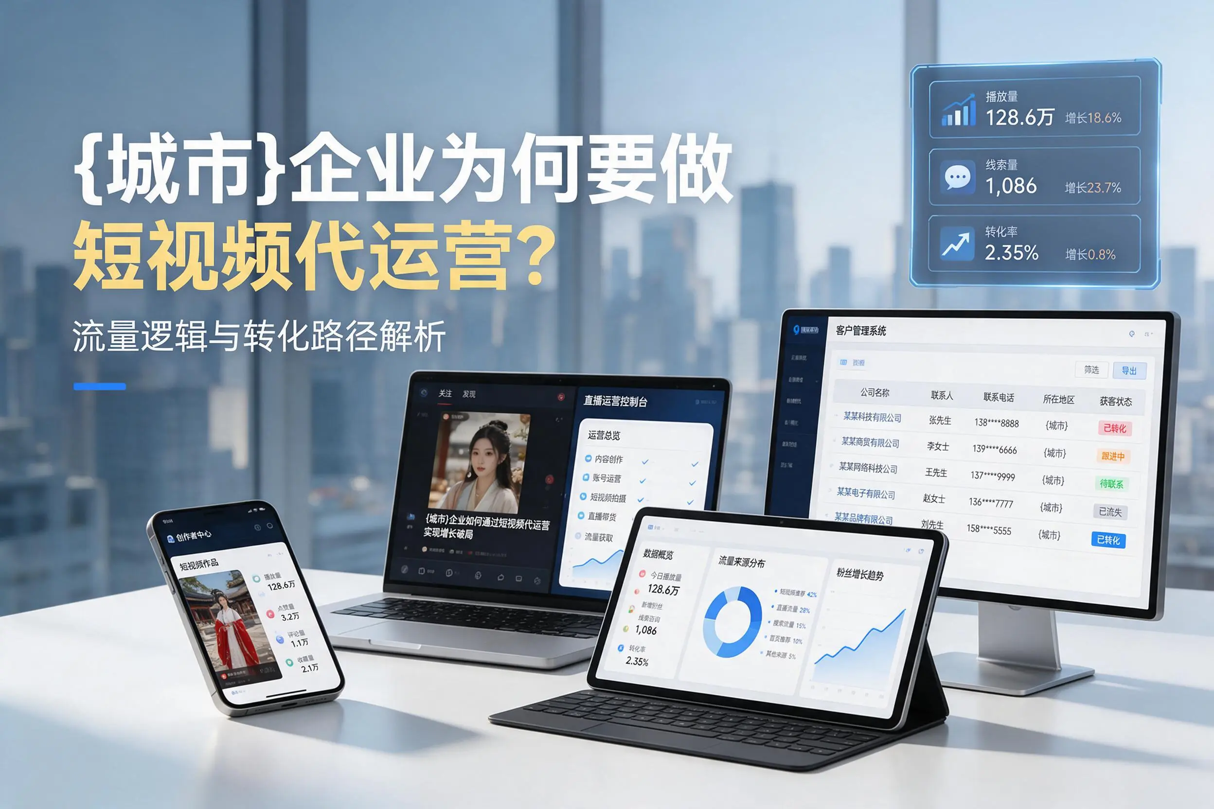 金华企业为何要做短视频代运营？流量逻辑与转化路径解析