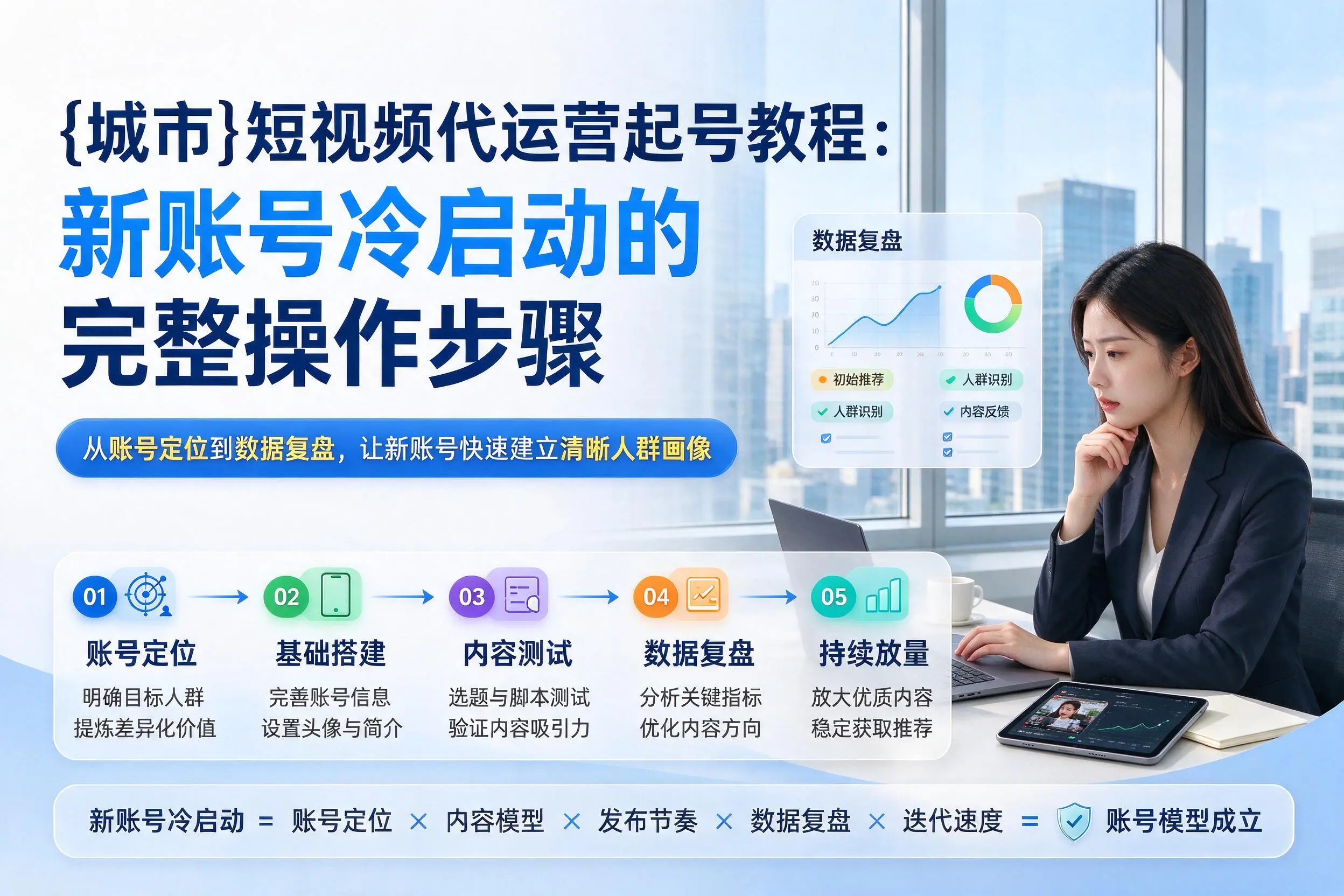金华短视频代运营起号教程：新账号冷启动的完整操作步骤