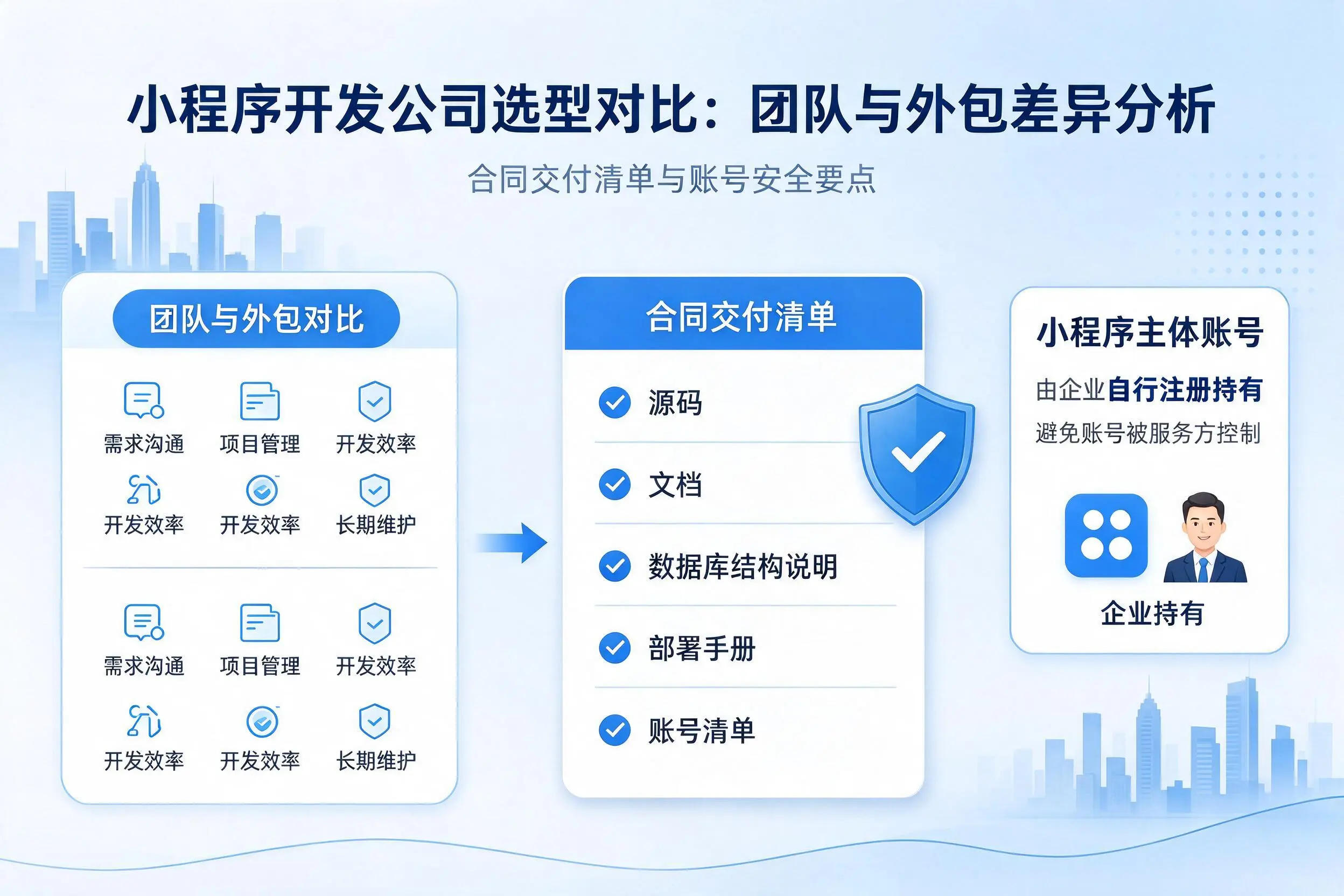 金华小程序开发公司选型对比：团队与外包差异分析