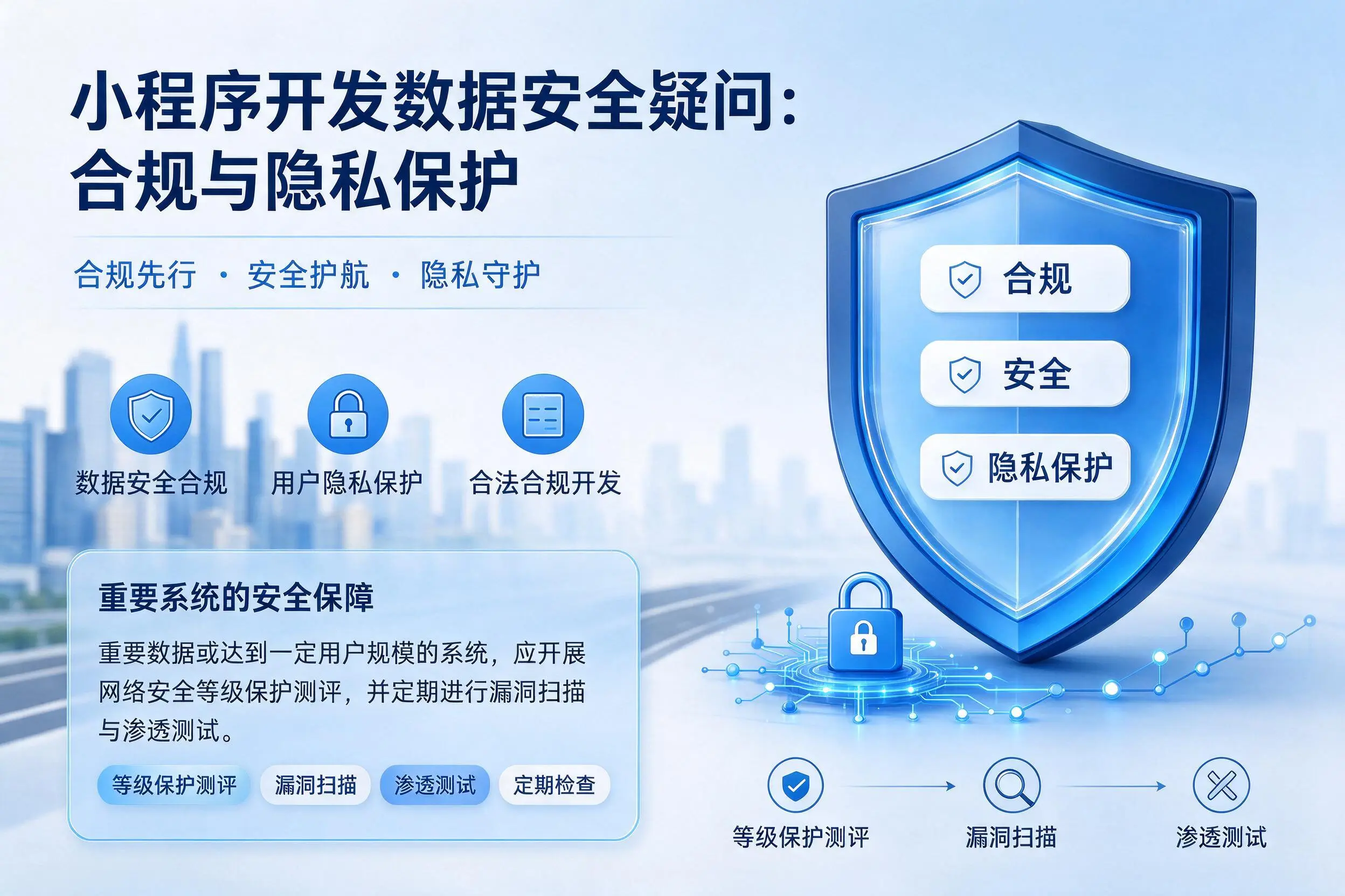 金华小程序开发数据安全疑问：合规与隐私保护