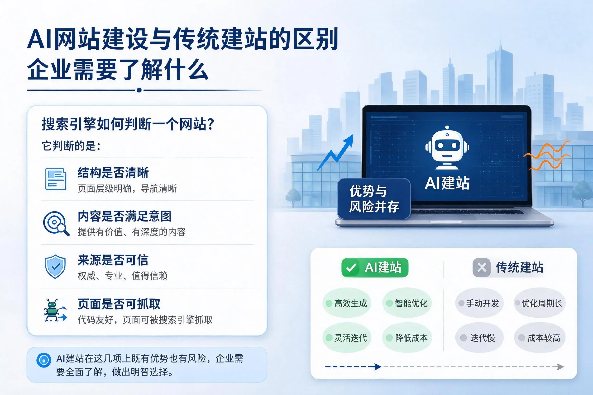 AI网站建设与传统建站的区别,金华企业需要了解什么