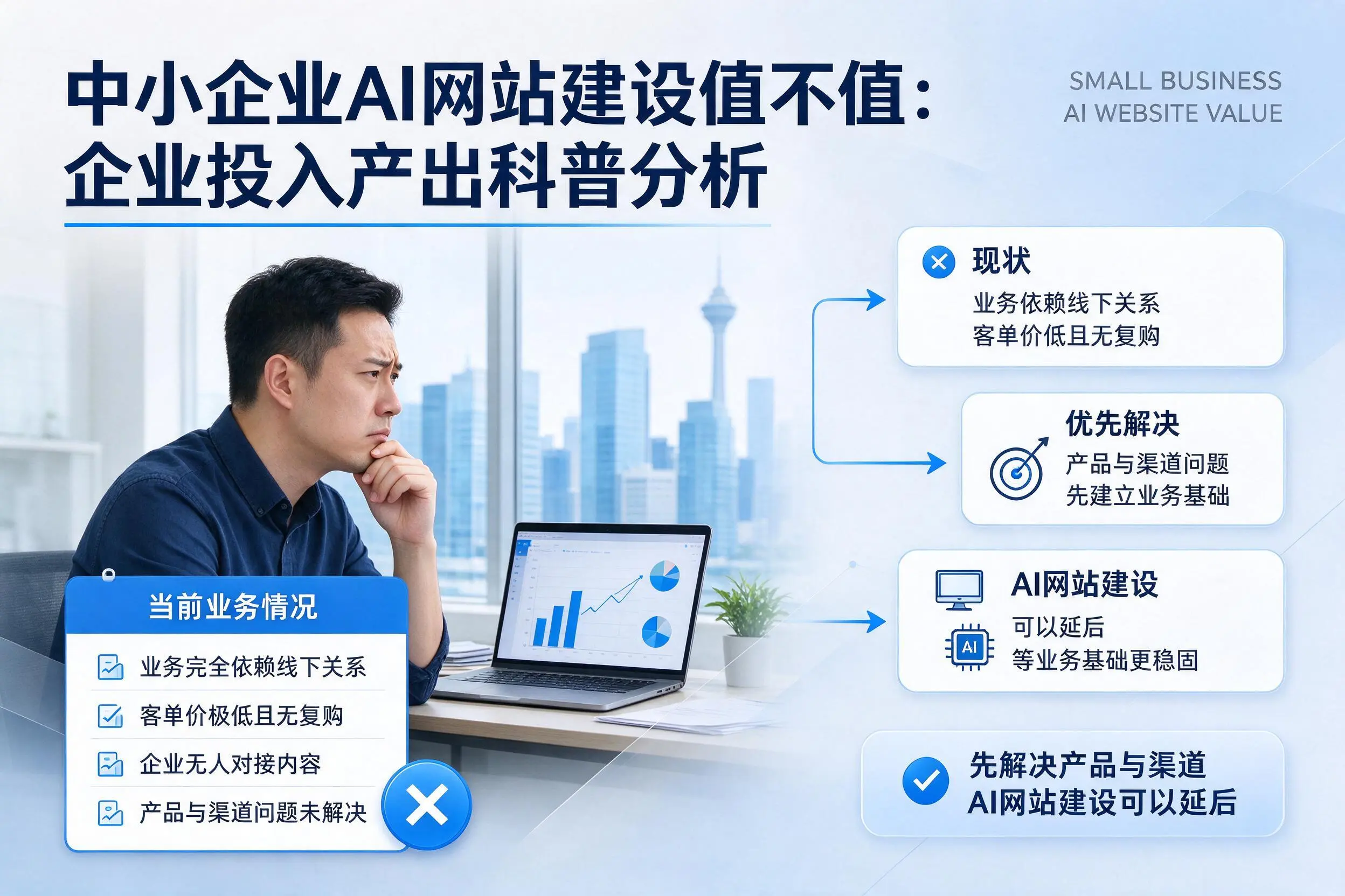 中小企业AI网站建设值不值：金华企业投入产出科普分析