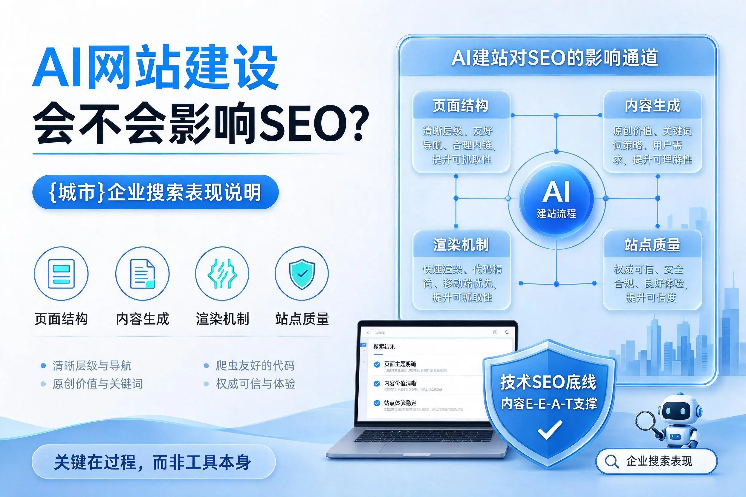 AI网站建设会不会影响SEO？金华企业搜索表现说明